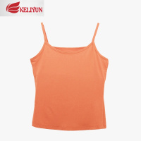 可莉允冠得小背心女士内搭打底穿吊带呆白色跨栏木代尔土莫代尔肤色薄款吊带