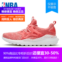 N2718803安踏Anta2018新款 NBA女鞋情侣休闲鞋网面透气舒适潮流编织跑步鞋女