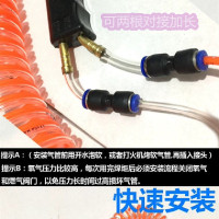 帮客材配 鑫万达 空调焊炬用弹簧3米氧气燃气管道单价25元/套 一根一套起售 免邮
