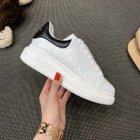 金三志伽达麦坤小白鞋女皮2020春秋季厚底麦内增高板松糕跟情侣运动鞋休闲鞋