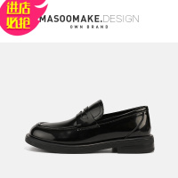 金三志玛速主义 英伦风平底乐福鞋女2021春季新款韩版百搭单鞋jk小皮鞋休闲鞋