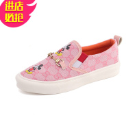 金三志欧货马衔扣乐福鞋女2020春季新款英伦风一脚蹬帆布懒人鞋米奇单鞋休闲鞋