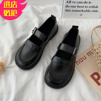 金三志早春小皮鞋女配裙子2021新款日系大头娃娃鞋复古浅口软妹玛丽珍鞋休闲鞋