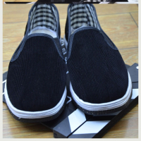 金三志潮轮胎底老北京黑布鞋男女滑布鞋男单鞋劳保低帮一脚蹬工作鞋T休闲鞋