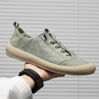 金三志男鞋潮鞋2021冰丝布鞋轻便薄款懒人鞋男式驾车一脚蹬男帆布休闲鞋休闲鞋