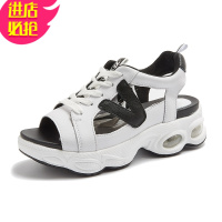 金三志凉鞋女2021新款夏季学生时装仙女风凉鞋ins潮厚底气垫运动休闲鞋凉鞋