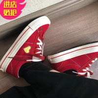 金三志林先参原创设计新年限定款帆布鞋女韩版ulzzang板鞋百搭小众鞋子帆布鞋