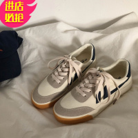 金三志林先参 chic帆布鞋女ulzzang夏季新款低帮百搭ins复古港味潮鞋子帆布鞋