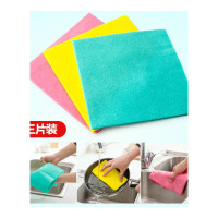 韩国进口抹布 厨房不沾油洗碗百洁布 吸水洗碗巾刷碗布清洁洗碗布