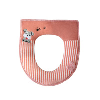 致源四季通用防水马桶坐垫圈盖马桶垫家用坐便套网红可爱拉链毛绒冬季