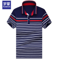罗蒙（ROMON）POLO衫男常规款2018春季新款男士外套青年商务立领潮流T恤