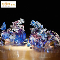 慈元阁开光财运貔貅琉璃摆件办公室家居卧室平安好运摆设吉祥礼品