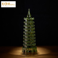 慈元阁开光南玉九层文昌塔摆件家居办公学业事业风水用品升学礼物