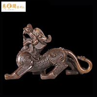 慈元阁开光纯铜貔貅摆件金钱貔貅一对办公室吉祥家居客厅开业礼品