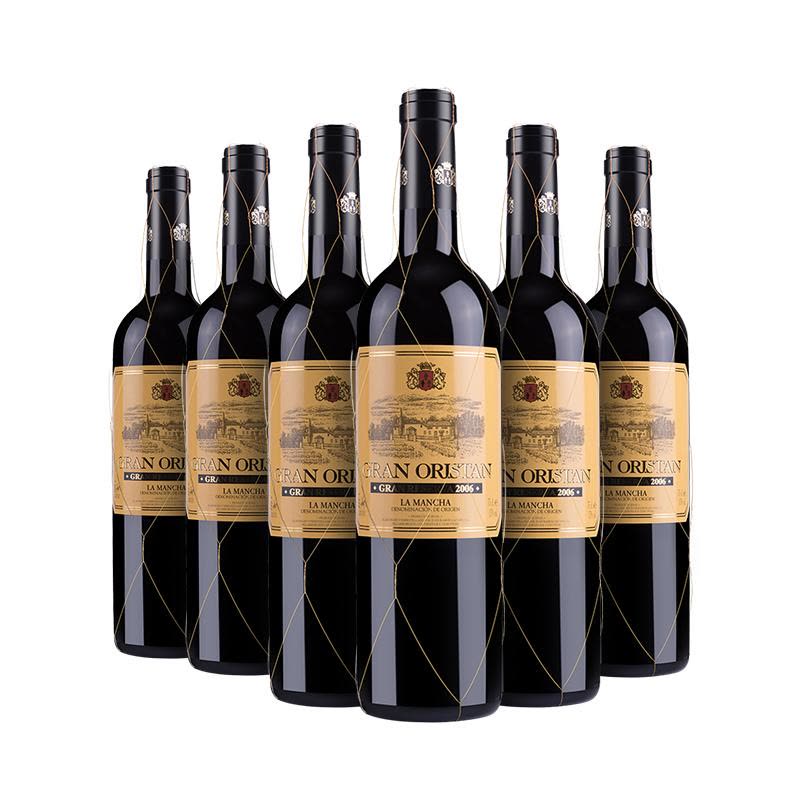 LOZANO洛萨诺酒庄DO特级陈酿进口干红干型葡萄酒奥里斯坦获奖红酒750ml*6箱装图片