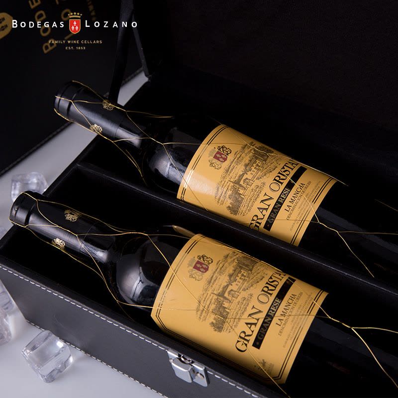LOZANO洛萨诺酒庄DO特级陈酿进口干红干型葡萄酒奥里斯坦获奖红酒750ml*6箱装图片