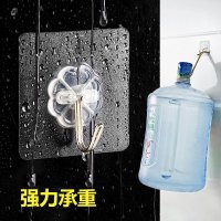 BONJEAN 强力无痕粘胶挂钩 透明墙壁挂挂钩浴室厨房挂钩子