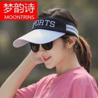 MOONRINS梦韵诗空顶帽跑步运动遮阳帽男女夏天太阳帽户外登山网球棒球帽防晒帽子