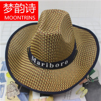 MOONRINS梦韵诗钓鱼骑车男士牛仔帽度假夏沙滩大沿帽子女太阳防晒帽子男遮阳草帽