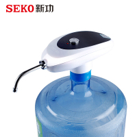 新功(SEKO)自动上水器电动抽水器桶装水取水器加水器无线自动抽水器USB充电版PL-6白色