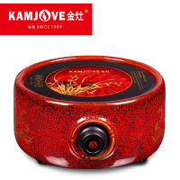 金灶(KAMJOVE) 电陶炉 电磁茶炉煮茶炉 不挑锅 铸铁壶适用 吉庆天红釉