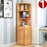 角柜拐角墙角柜简约现代书架落地书柜经济型置物架客厅转角三角柜