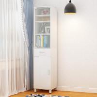 边柜玻璃餐柜卫浴储物收纳书柜墙角柜带卫生间柜侧柜落地防水