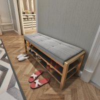 简约现代换鞋凳欧式铁艺沙发长凳子试鞋凳进鞋柜储物凳床尾凳