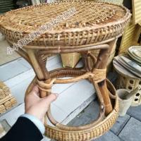 植物藤编凳子 腾篾凳子椅子 大小板凳防滑凳餐桌椅子换鞋凳