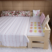 拼接大床婴儿床公主实木床儿童护栏床松木单人床定制双人床加宽床
