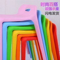 塑料凳子家用加厚成人餐桌凳时尚创意椅子备用高凳等位餐椅马椅