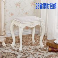 欧式美式梳妆台凳子化妆凳软包小方凳家用椅公主卧室美甲凳古筝凳