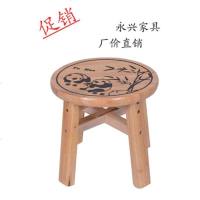 矮凳实木小板橡木小圆凳实木T凳子小方凳梯登钓鱼凳洗衣凳换鞋凳