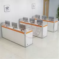 屏风中介办公桌咨询台销售长条物流吧台电脑房产办公桌前台接待台