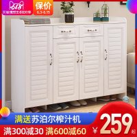 欧式鞋柜简约现代厅柜简易省空间家用经济型玄关柜仿实木鞋架