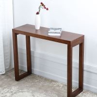 实木玄关台现代简约实木厅玄关柜沙发靠背桌条案条几供桌玄关桌