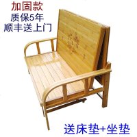 折叠床午休床成人单人床家用1.2米1.5米双人床午睡简易竹床沙发床