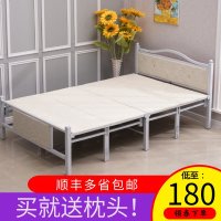 折叠床单人床家用成人简易床午休1米1.2米1.5米双人木板床