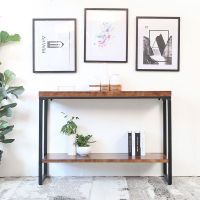 北欧玄关桌简约现代玄关柜供桌餐厅条几墙边桌实木条案窄长玄关台