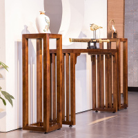 实木条案玄关桌仿古供桌简约现代长条桌条几新中式厅玄关台边桌