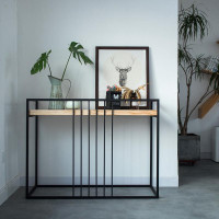 实木玄关台靠墙新中式现代简约轻奢北欧厅玄关桌墙边桌子桌案台