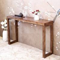 新中式纯实木玄关桌玄关台条案现代简约玄关柜长条供桌靠墙边桌