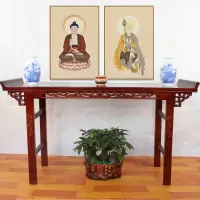 条案中式仿古实木条几客厅玄关佛台家用简约供奉禅意现代中堂供桌