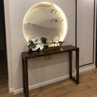 条案玄关桌窄桌子靠墙实木中式仿古简约现代案台条几供桌佛台家用