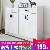 欧式鞋柜简易家用简约现代经济型省空间仿实木厅柜收纳口鞋架