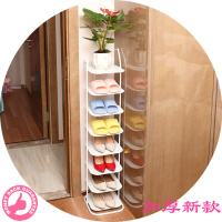 经济型简易家用鞋架子省空间口简约现代组装铁艺多层防尘小鞋柜