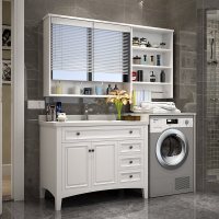 滚筒阳台洗衣机柜组合浴室柜洗脸洗手盆柜卫生间洗漱台洗衣柜伴侣
