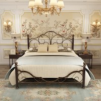 铁艺床双人床欧式复古公主环保单人床1.8米1.5米加厚加固现代简约