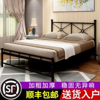欧式铁艺床公主铁床单人双人床成人美式铁架床1.8简约现代1.5米