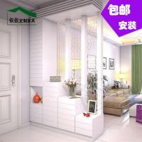 客厅屏风珠帘装饰玄关柜隔断柜钢琴烤漆 创意玄幻隔断柜进鞋柜